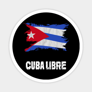 Cuba Libre Cuban Flag patria y vida Magnet